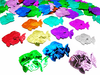 Jumbo Metallic Fish Confetti